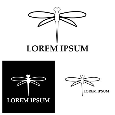 Yusufçuk resimleme simgesi tasarım şablonu vektörü