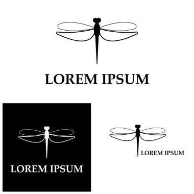 Yusufçuk resimleme simgesi tasarım şablonu vektörü