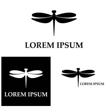 Yusufçuk resimleme simgesi tasarım şablonu vektörü