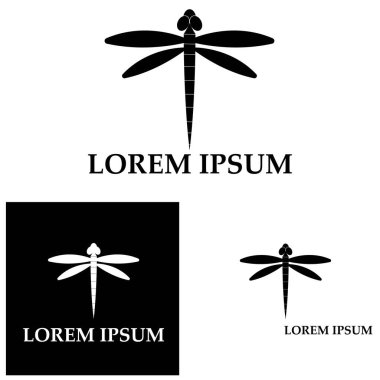 Yusufçuk resimleme simgesi tasarım şablonu vektörü