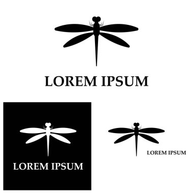 Yusufçuk resimleme simgesi tasarım şablonu vektörü