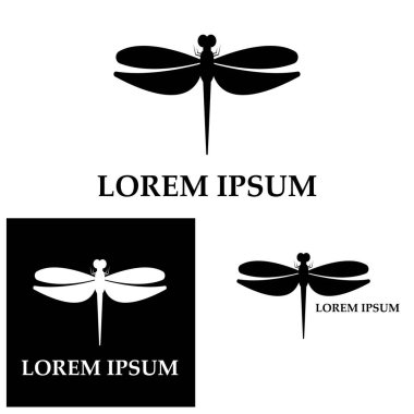 Yusufçuk resimleme simgesi tasarım şablonu vektörü