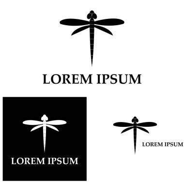 Yusufçuk resimleme simgesi tasarım şablonu vektörü