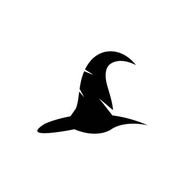 Sihirbaz kapağı karakter logosu vektör şablonu