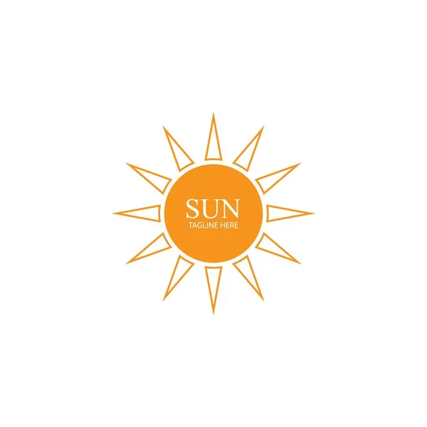 太阳矢量图解图标模板设计 — 图库矢量图片