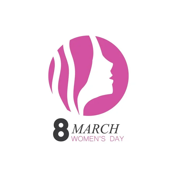 Міжнародним Жіночим Днем Березня — стоковий вектор