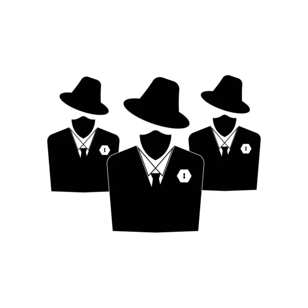 Логотип Значка Хакера Векторний Фон — стоковий вектор