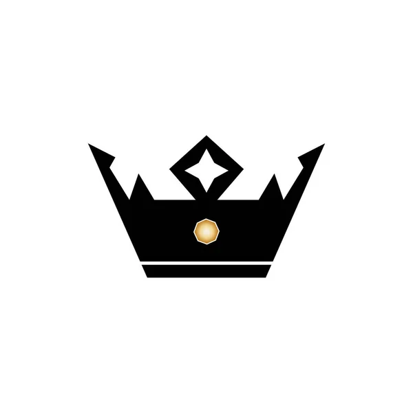 Набор Коронных Икон Сборник Коронных Наград Лидеров Победителей Векторные Изолированные — стоковый вектор