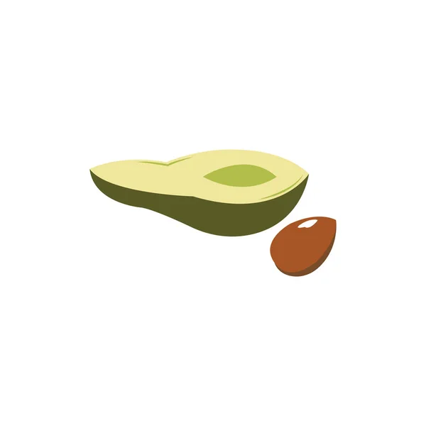 Avocado矢量图标模板背景说明 — 图库矢量图片