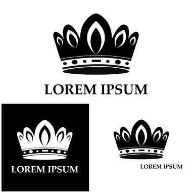 Bir dizi taç ikonu. Şampiyon liderler için taht ödülleri koleksiyonu. Logo etiketli oyun oteli için izole edilmiş elementler bir uygulama tasarımı. Kraliyet Kraliçesi Prenses tacı.