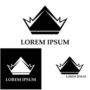 Bir dizi taç ikonu. Şampiyon liderler için taht ödülleri koleksiyonu. Logo etiketli oyun oteli için izole edilmiş elementler bir uygulama tasarımı. Kraliyet Kraliçesi Prenses tacı.