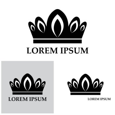 Bir dizi taç ikonu. Şampiyon liderler için taht ödülleri koleksiyonu. Logo etiketli oyun oteli için izole edilmiş elementler bir uygulama tasarımı. Kraliyet Kraliçesi Prenses tacı.