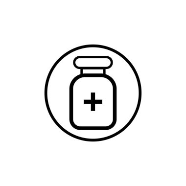 Tasarımcılar ve Geliştiriciler için tıbbi hat simgesi. Sağlık Hizmetlerinin Simgeleri Tıbbi Sargı Ayrılığı Kırık Kalp Sağlığı Vektörü