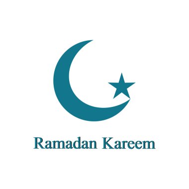 ramadhan logo arkaplan vektör çizimi