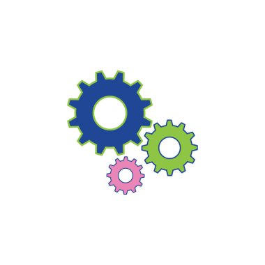 Vites logosu tasarım vektörü arkaplan şablonu