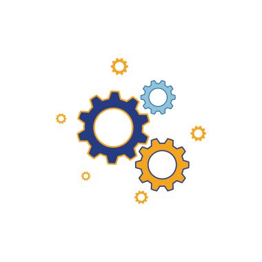 Vites logosu tasarım vektörü arkaplan şablonu