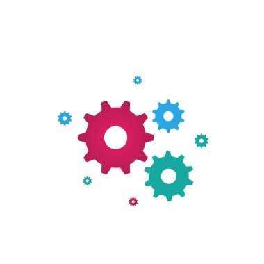 Vites logosu tasarım vektörü arkaplan şablonu