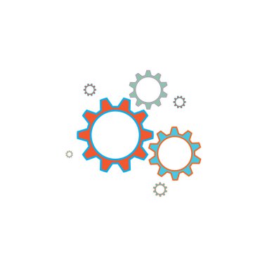 Vites logosu tasarım vektörü arkaplan şablonu