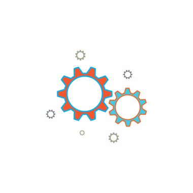 Vites logosu tasarım vektörü arkaplan şablonu