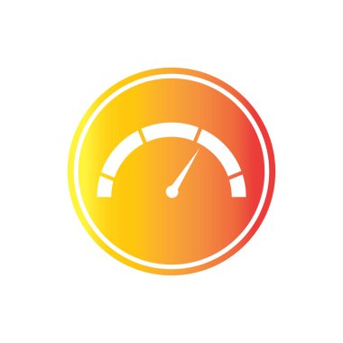Speedometer vektör grafik tasarım örnekleme şablonu