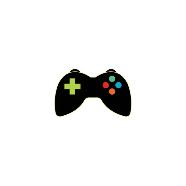 Joystick Signo Vector Icono Ilustración Símbolos Videojuegos — Archivo Imágenes Vectoriales