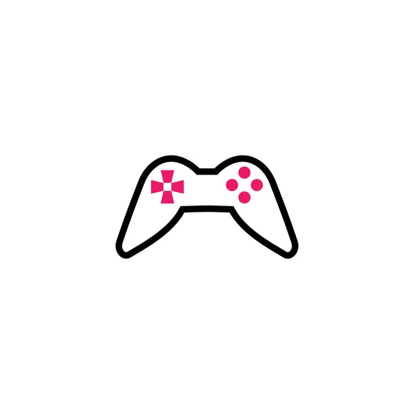 ジョイスティックの記号のアイコン ビデオゲームシンボルイラスト — ストックベクタ