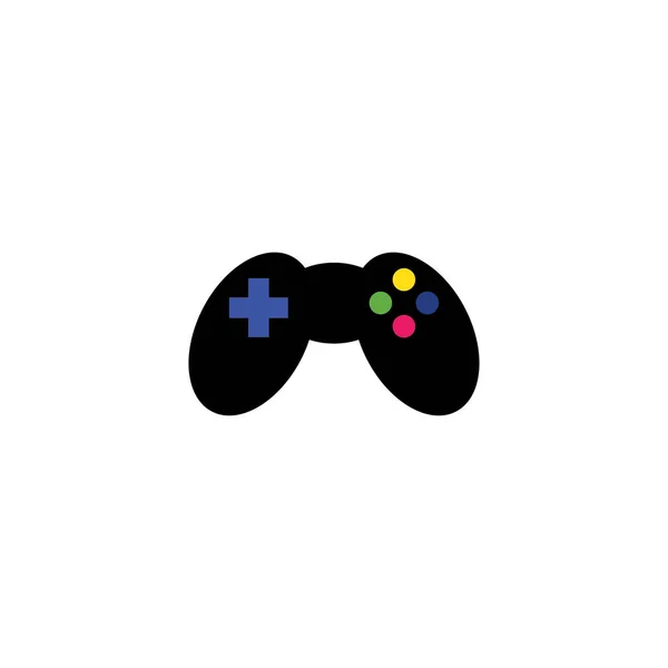 Joystick Signo Vector Icono Ilustración Símbolos Videojuegos — Archivo Imágenes Vectoriales