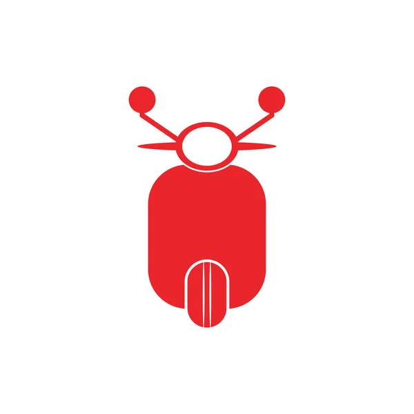 Motorrad Vektor Symbol Vorlage Hintergrund — Stockvektor