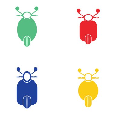 motosiklet vektörü şablon arkaplanı