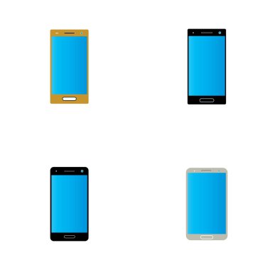 Telefon simgesi vektör resimleme arkaplanı