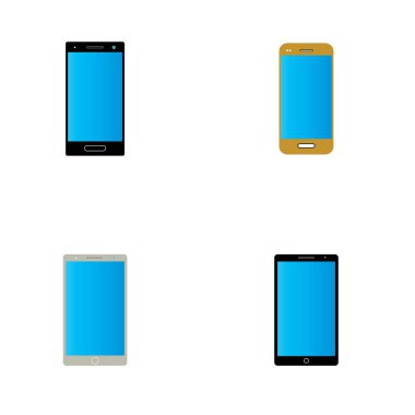 Telefon simgesi vektör resimleme arkaplanı