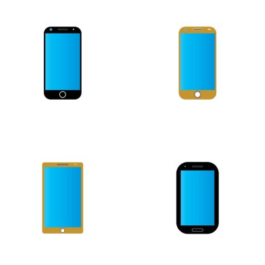 Telefon simgesi vektör resimleme arkaplanı