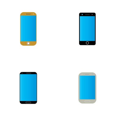 Telefon simgesi vektör resimleme arkaplanı