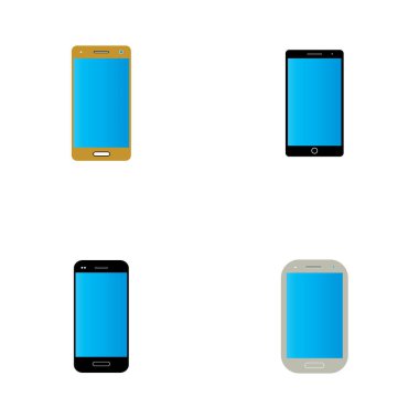 Telefon simgesi vektör resimleme arkaplanı