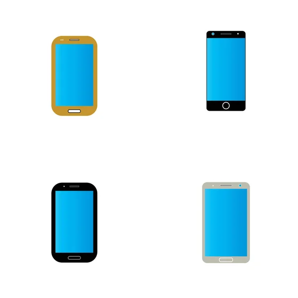 Telefon Ikon Vektor Illustration Bakgrund — Stock vektor