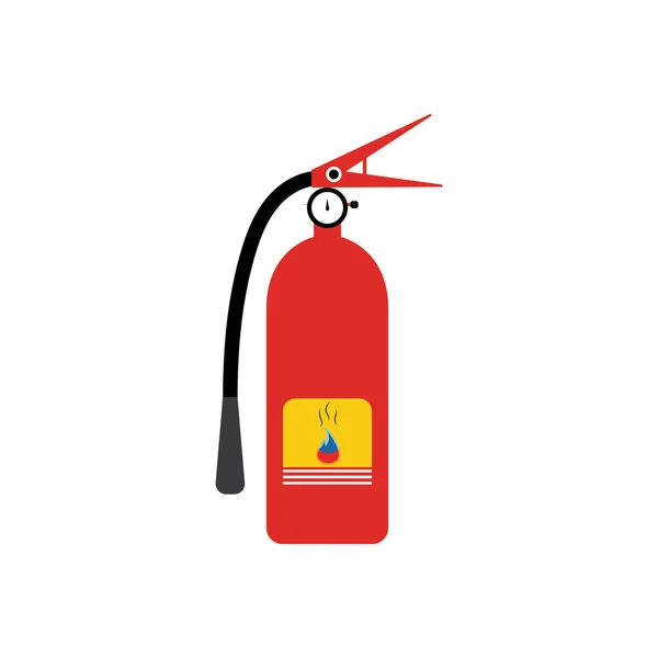 消火器アイコン 保護装置 緊急標識 安全シンボル — ストックベクタ