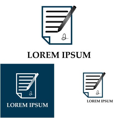 Belge Kullanıcı Arayüzü Ana Hattı Simge Logo Vektörü İllüstrasyonunu Yaz