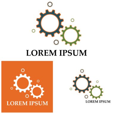 Vites logosu tasarım vektörü arkaplan şablonu