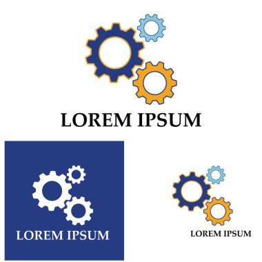 Vites logosu tasarım vektörü arkaplan şablonu