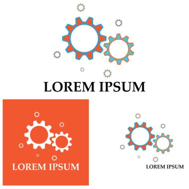 Vites logosu tasarım vektörü arkaplan şablonu