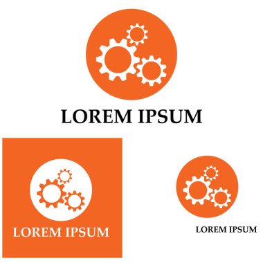 Vites logosu tasarım vektörü arkaplan şablonu