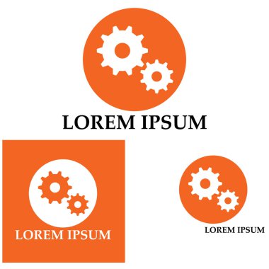 Vites logosu tasarım vektörü arkaplan şablonu