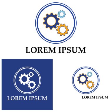 Vites logosu tasarım vektörü arkaplan şablonu