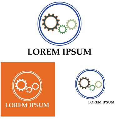 Vites logosu tasarım vektörü arkaplan şablonu