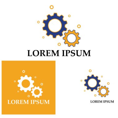 Vites logosu tasarım vektörü arkaplan şablonu