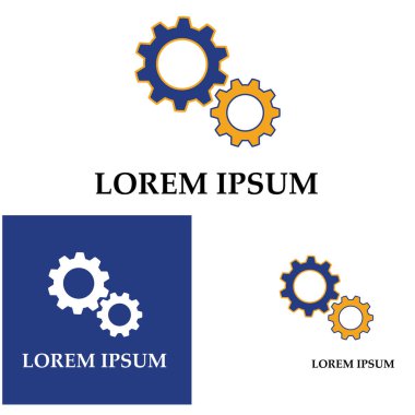 Vites logosu tasarım vektörü arkaplan şablonu