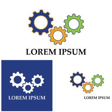 Vites logosu tasarım vektörü arkaplan şablonu