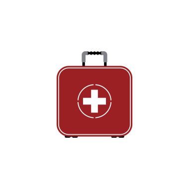 Beyaz arkaplanda ilk yardım simgesi