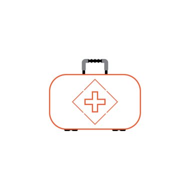 Beyaz arkaplanda ilk yardım simgesi