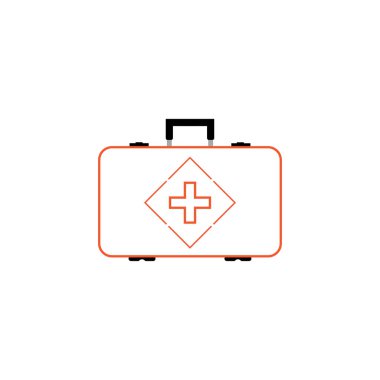 Beyaz arkaplanda ilk yardım simgesi